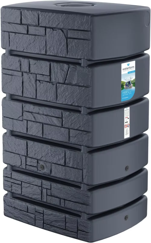 Regnvandstank Tower Stone 500 Liter Antracit