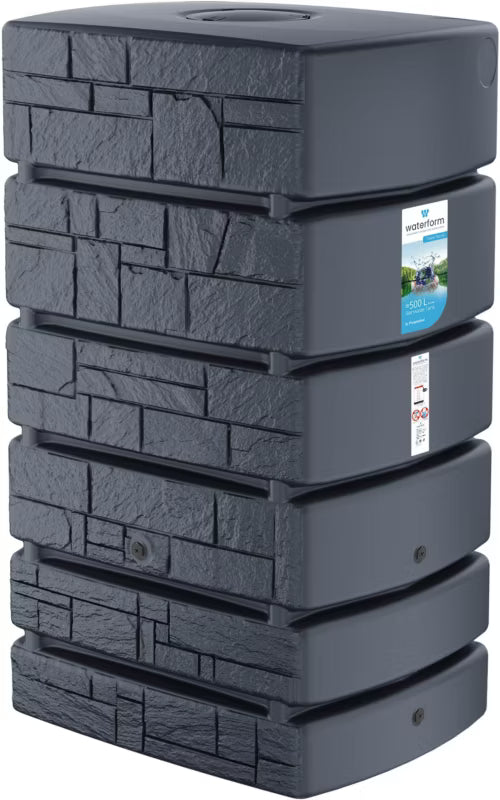 Regnvandstank Tower Stone 500 Liter Antracit