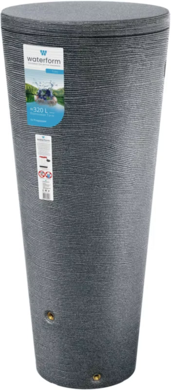 Regnvandstank Tubo 320 Liter Granitgrå