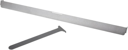 Flammeregulering til Biokamin 90x40 cm Rustfrit Stål
