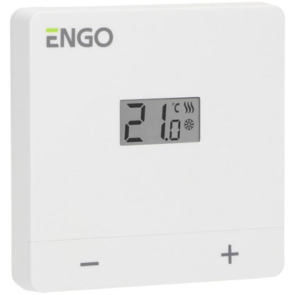 Termostat EASY-230W 80x80 mm 230V Hvid