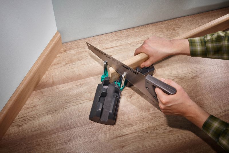 Justerbar vinkelmåler og geringsboks til 100 mm wolfcraft 6948200