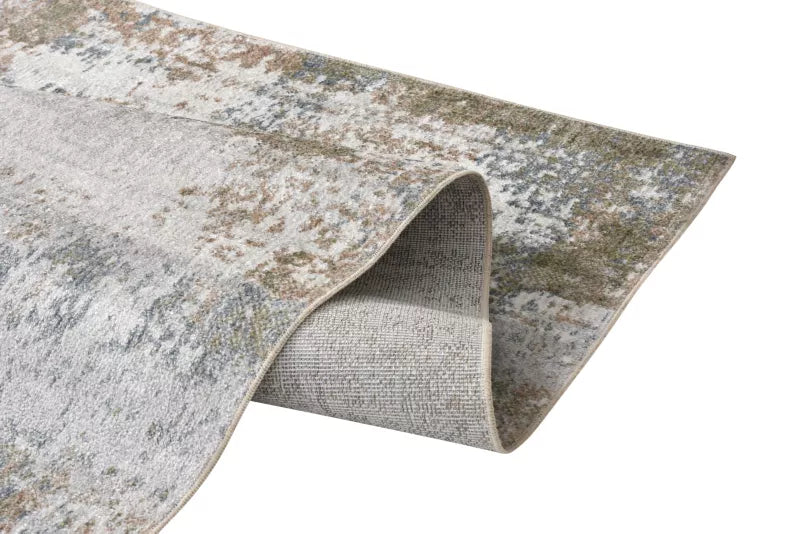 Rektangulært Tæppe 120x160 cm Grågrøn Mønstret