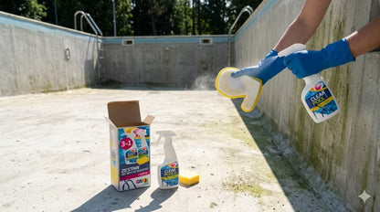 Rengøringssæt til Pool 3-i-1 med Rensehandske