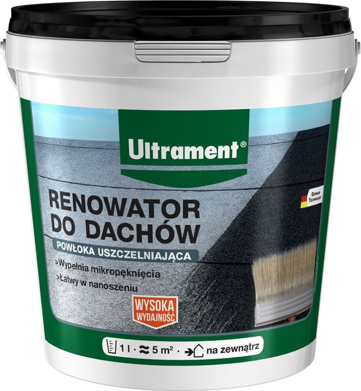 Tagtætner Bitumen 1 Liter Sort 4002019622422