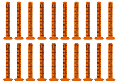 Reper Niwelacyjny 100 mm 3M 20 stk. Orange