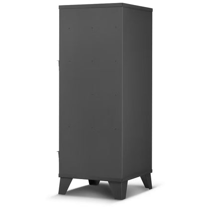 Røgeovn Have 2-i-1 Grill 40x40x105 cm Sort Stål