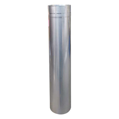Røgrør Lige Ø180 mm 0,5 m Rustfrit Stål