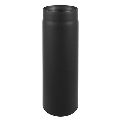 Røgrør Lige Ø200 mm 0,5 m Sort