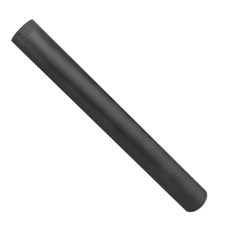Røgrør Ø120 mm 1 m Sort Stål