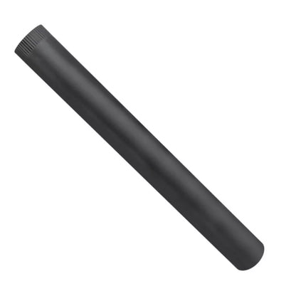 Røgrør Ø120 mm 1 m Sort Stål
