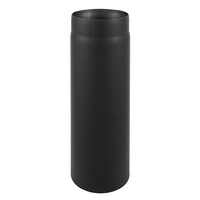 Røgrør Ø200 mm 100 cm Sort Stål