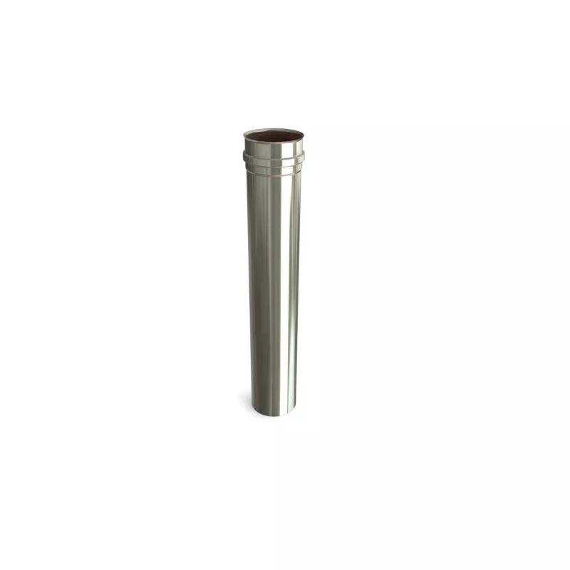 Røgrør Syrefast 50 cm Ø80 mm Stål KW-RU-500-80