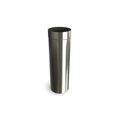 Røgrør Syrefast Ø110 mm 50 cm Stål KW-RU-500-110