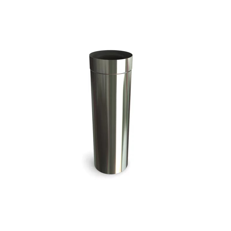 Røgrør Syrefast Ø110 mm 50 cm Stål KW-RU-500-110