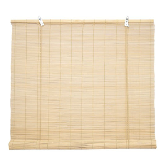 Bambus rullegardin 120 x 180 lys beige
