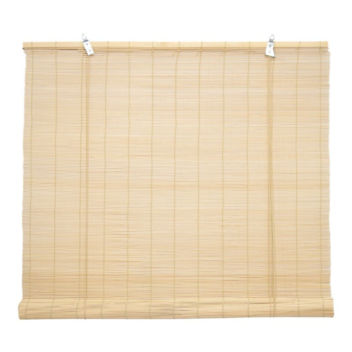Bambus rullegardin 160 x 180 lys beige