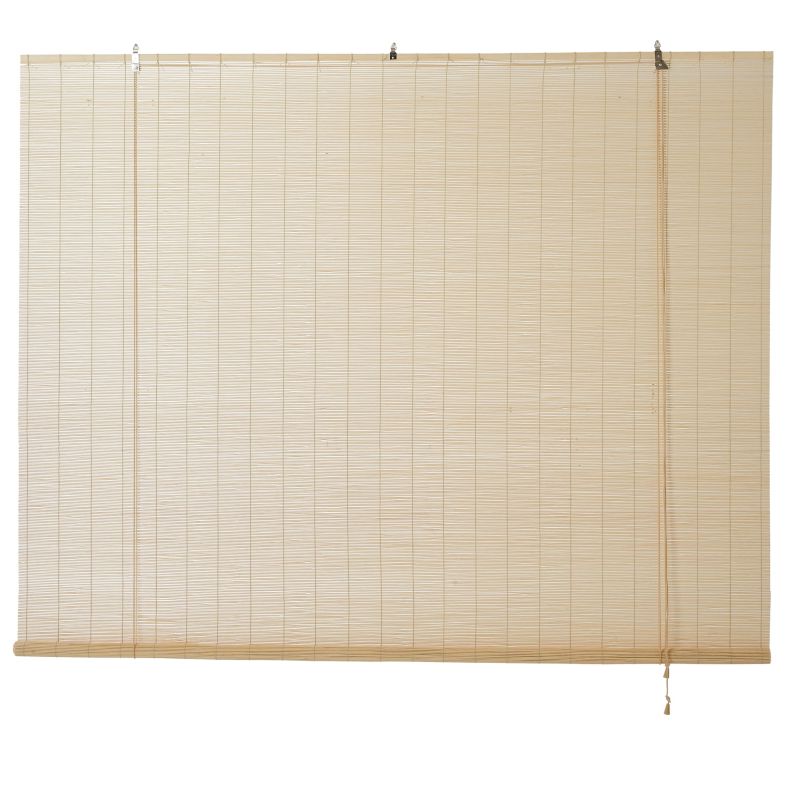 Bambus rullegardin 180 x 180 cm i naturlig farve