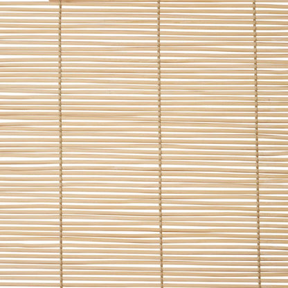 Bambus rullegardin 180 x 180 cm i naturlig farve