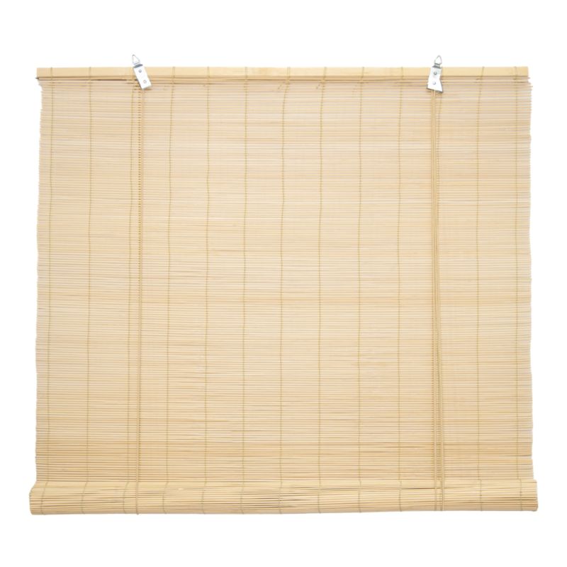 Bambus rullegardin 180 x 180 lys beige