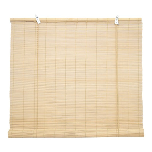 Bambus rullegardin 180 x 180 lys beige