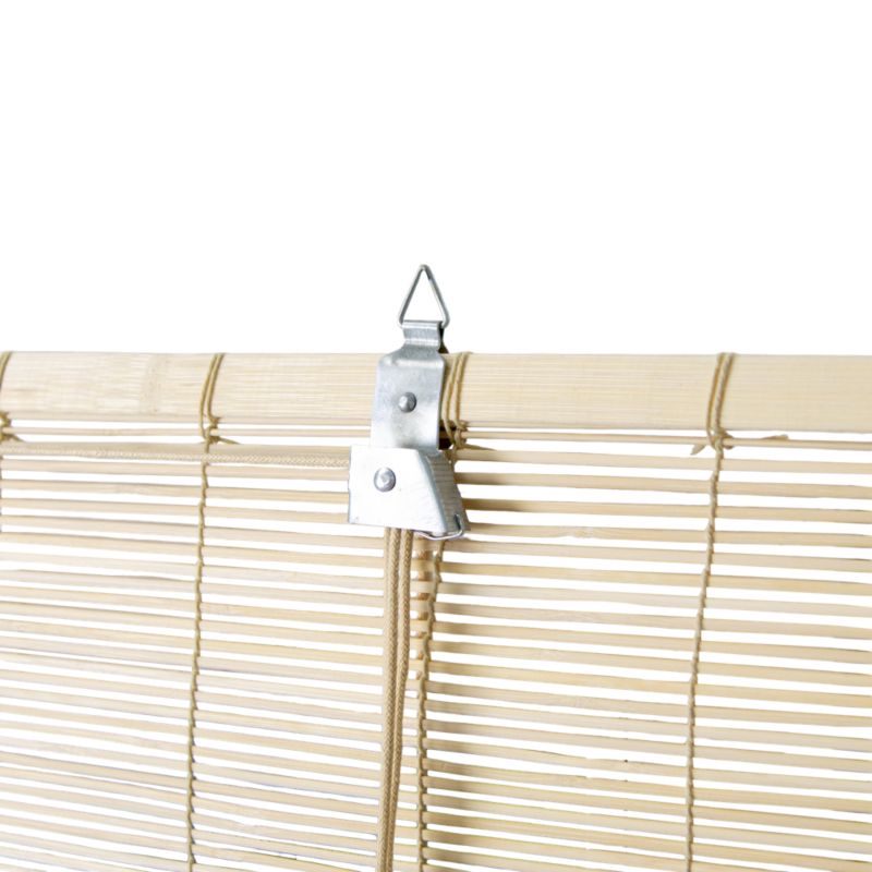 Bambus rullegardin 180 x 180 lys beige