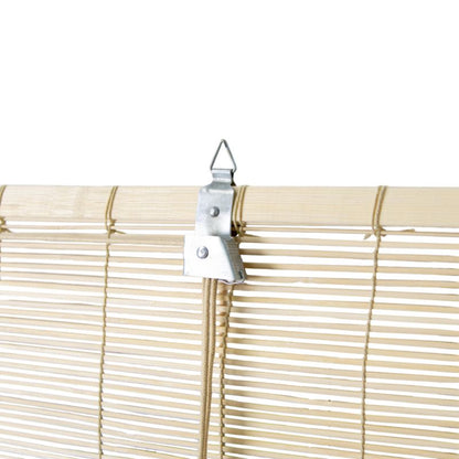 Bambus rullegardin 180 x 180 lys beige
