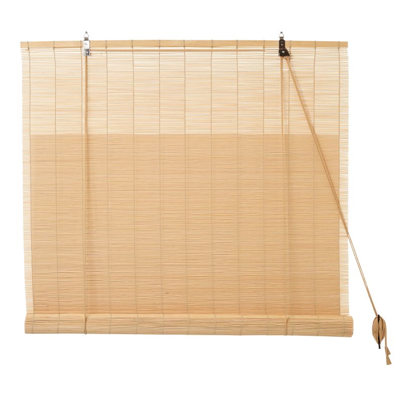 Bambus rullegardin 90 x 180 cm naturlig