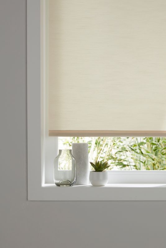 Basic rullegardin 37 x 160 cm i cremefarve