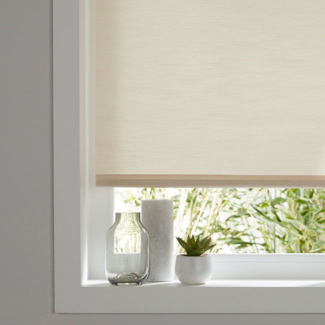 Basic rullegardin 72 x 240 cm i cremefarve