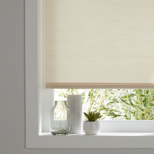 Basic rullegardin 97 x 160 cm i cremefarve