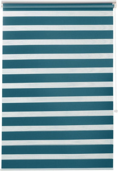 Dags- og nat rullegardin Colours Elin 36,5 x 140 cm i havgrøn
