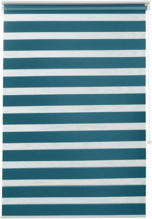 Dags- og nat rullegardin Colours Elin 36,5 x 140 cm i havgrøn