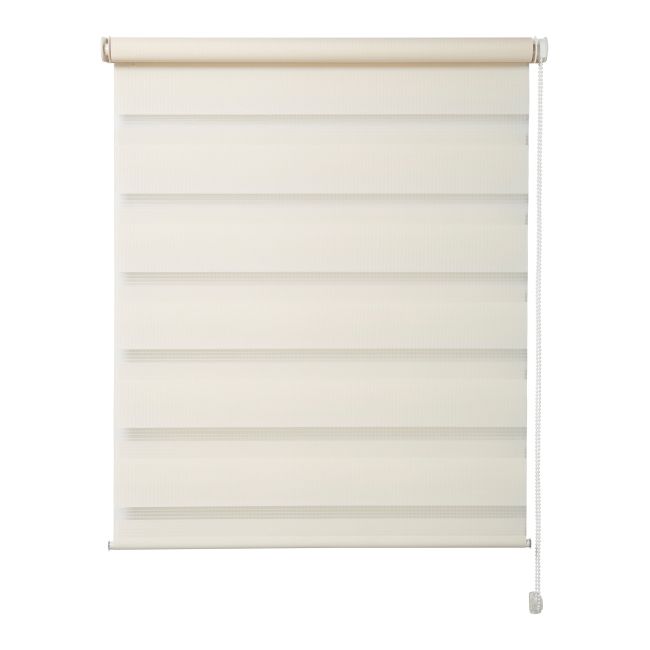 Dags- og natrullegardin Colours Elin 71,5 x 215 cm beige