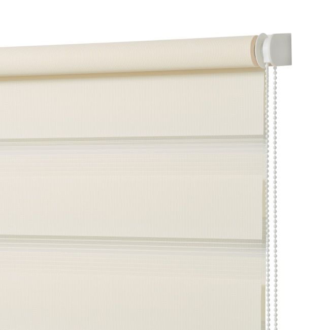 Dags- og nat rullegardin Colours Elin 96,5 x 140 cm beige