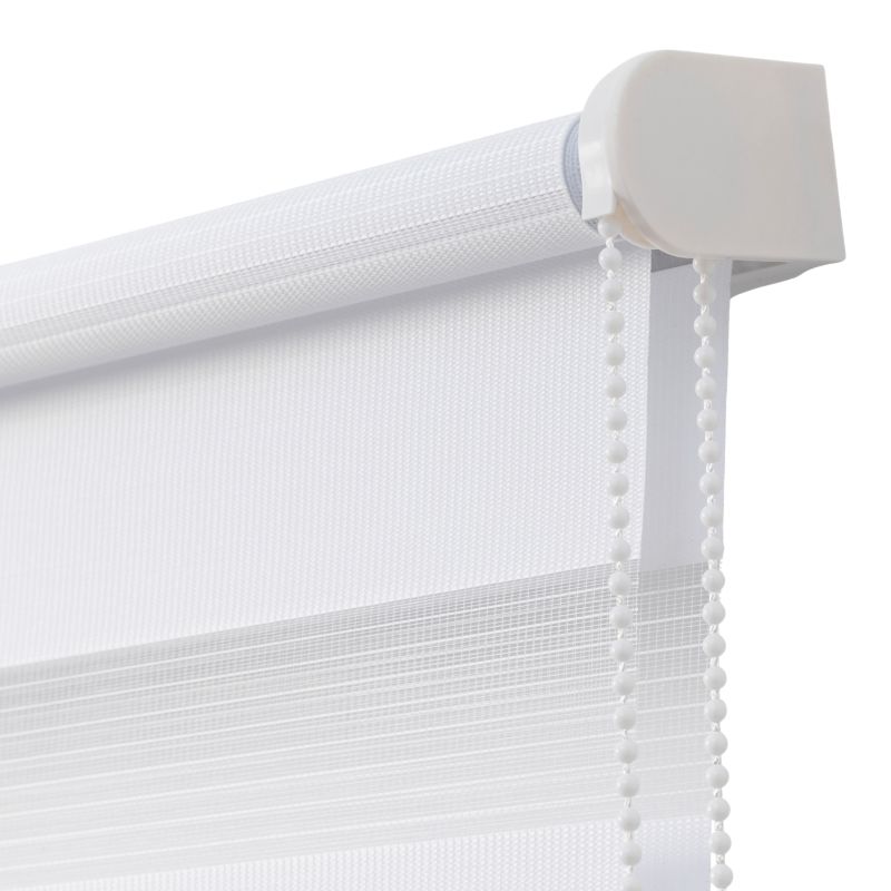 GoodHome dag-nat rullegardin 37,3 x 160 cm i off-white