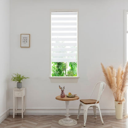 GoodHome dag-nat rullegardin 42,3 x 160 cm hvid