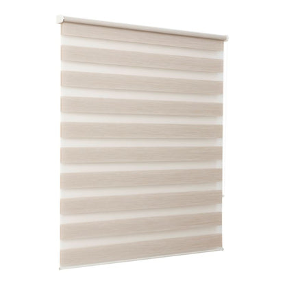 GoodHome Elin dag-nat rullegardin 117,3 x 160 cm lys beige