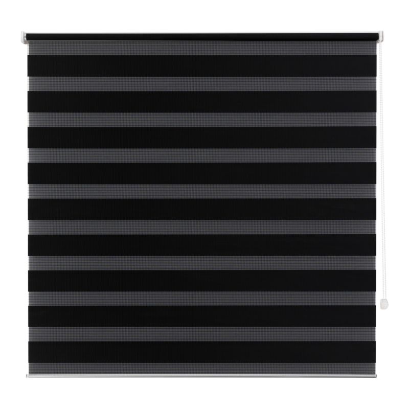 GoodHome Elin dag-nat rullegardin 157,3 x 160 cm sort