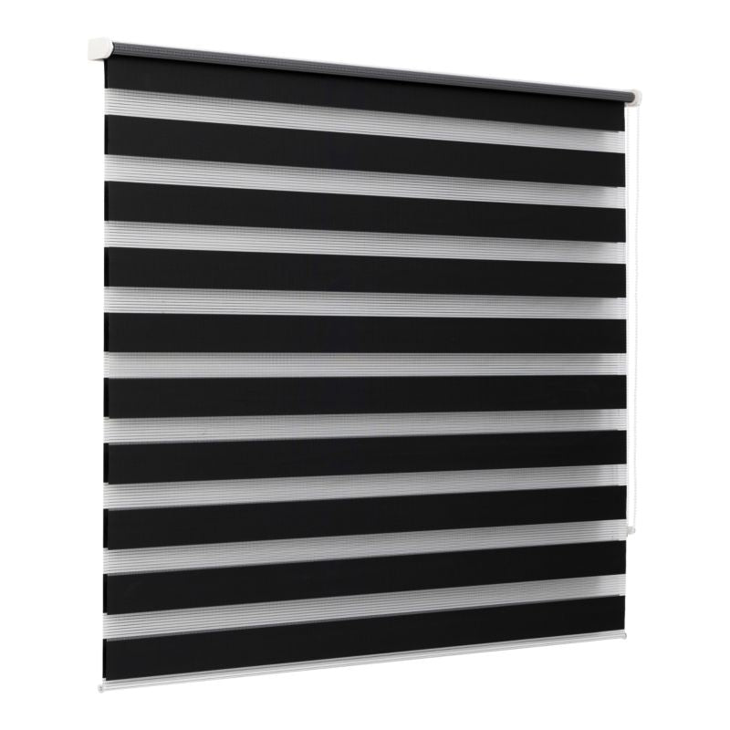 GoodHome Elin dag-nat rullegardin 157,3 x 160 cm sort
