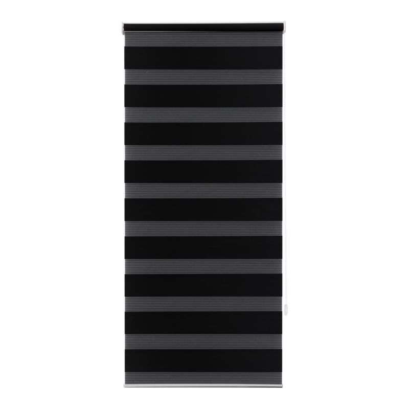 GoodHome Elin dag-nat rullegardin 42,3 x 160 cm mat-sort