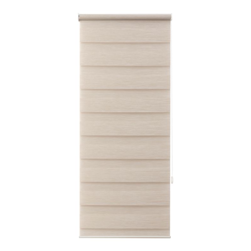 GoodHome Elin dag-nat rullegardin 42,3 x 160 cm lys beige