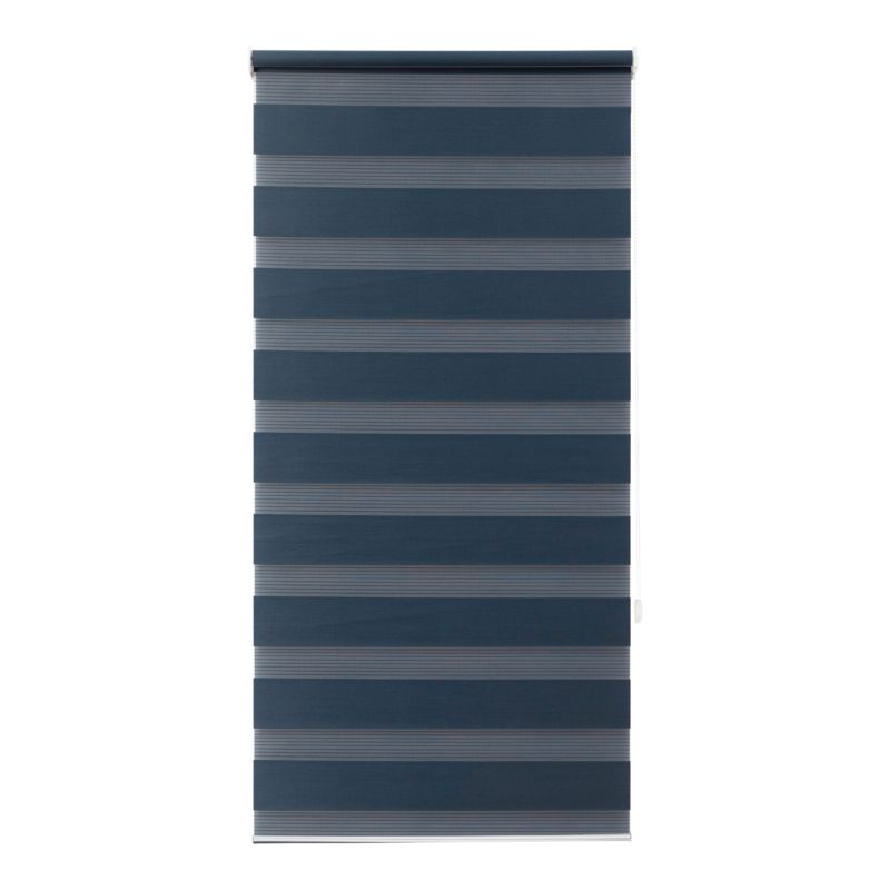 GoodHome Elin dag-nat rullegardin 57,3 x 160 cm i navyblå
