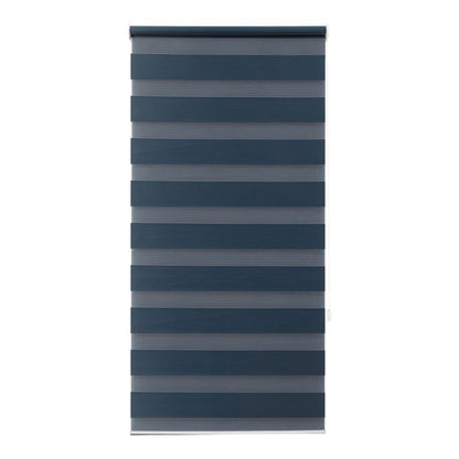 GoodHome Elin dag-nat rullegardin 57,3 x 160 cm i navyblå