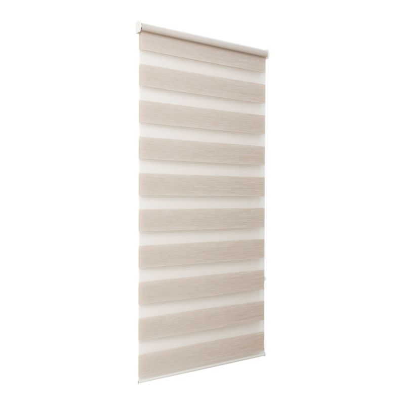 GoodHome Elin dag-nat rullegardin 57,3 x 160 cm lys beige