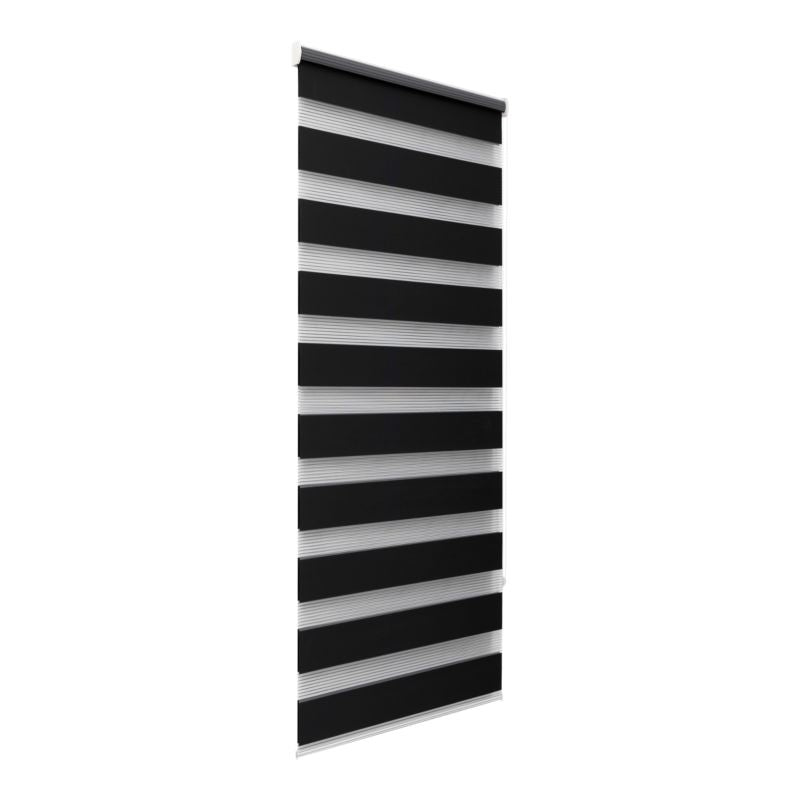 GoodHome Elin dag/nat rullegardin 62,3 x 160 cm sort