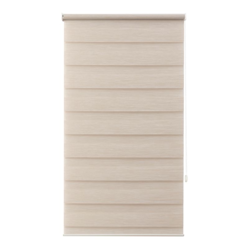 GoodHome Elin dag/nat rullegardin 62,3 x 160 cm lys beige