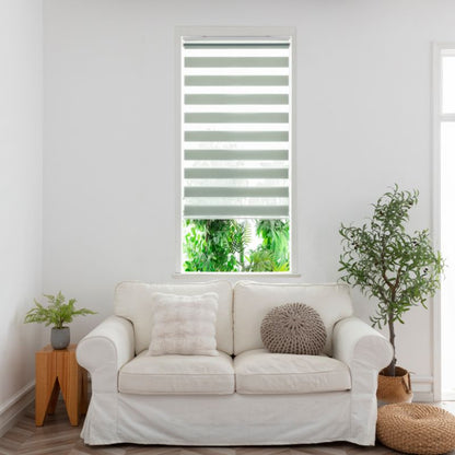 GoodHome Elin dag/nat rullegardin 62,3 x 160 cm i lys grøn