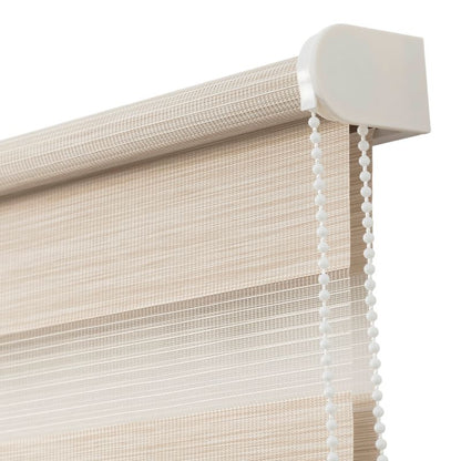 GoodHome Elin dag/nat rullegardin 68,8 x 240 cm lys beige