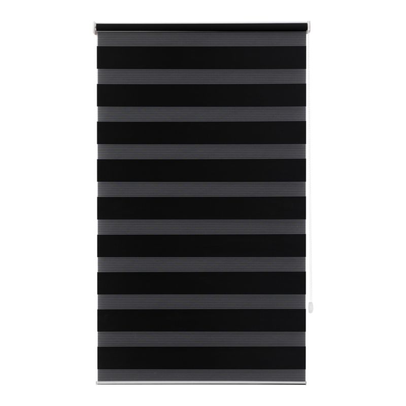 GoodHome Elin dag-nat rullegardin 87,3 x 160 cm mat-sort